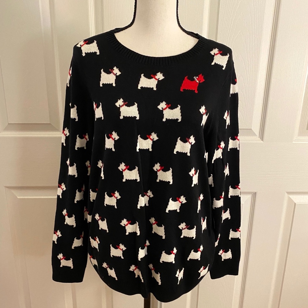 Charter Club Scottie Dog Sweater